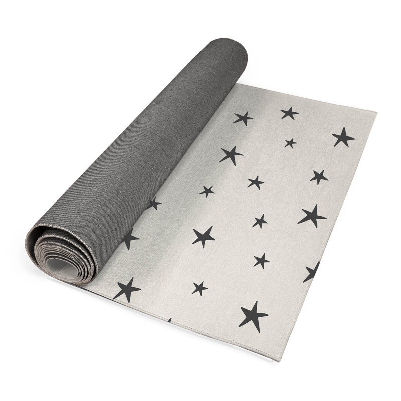 Starry Night Non-Slip Outdoor Rug, Runner 2'6" x 8'