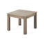 Table d'appoint en bois avec design à lattes - gris, l 19,32 po x P 19,32 po, H 15,03 po-70806980