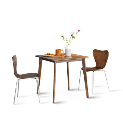 Rowley 2 - Person Solid Wood Modern Dining Table Set