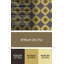 Tapis jaune/brun/gris à motifs Horasan-1649254442