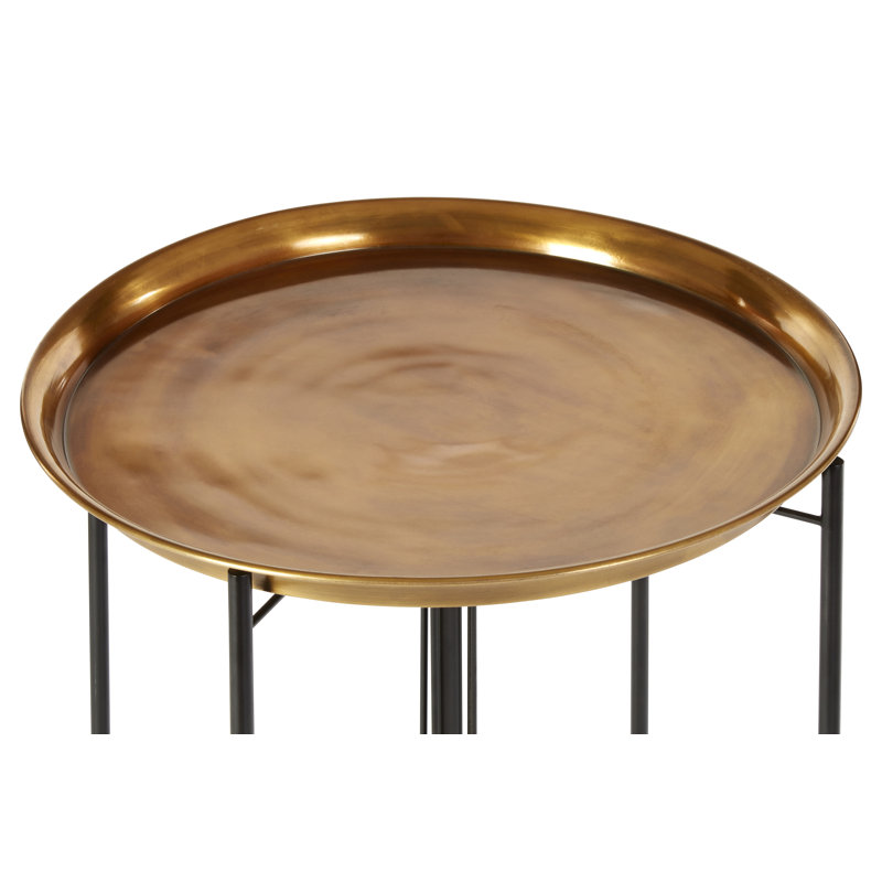 Dunnigan Tray Top Cross Legs End Table
