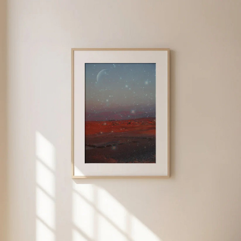 Desert Cosmos Print, 30cm H x 21cm W