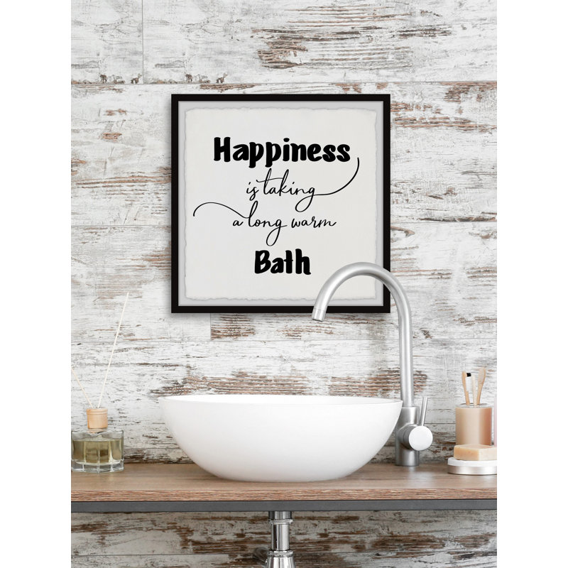 Long Warm Bath - Single Picture Frame Print, 61cm H x 61cm W x 3.81cm D