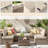14-Piece Outdoor 4'' Cushion Cover Set, Only Covers-905076569