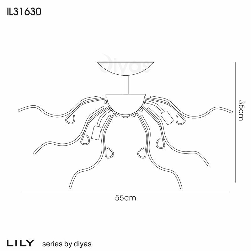 Vowell Semi Flush Mount