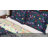 Blue Microfiber Reversible 3 Piece Duvet Cover Set-1331452086