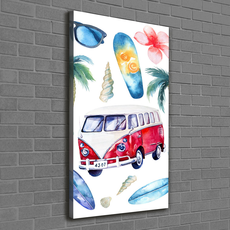 Surfer Set - Wrapped Canvas Print