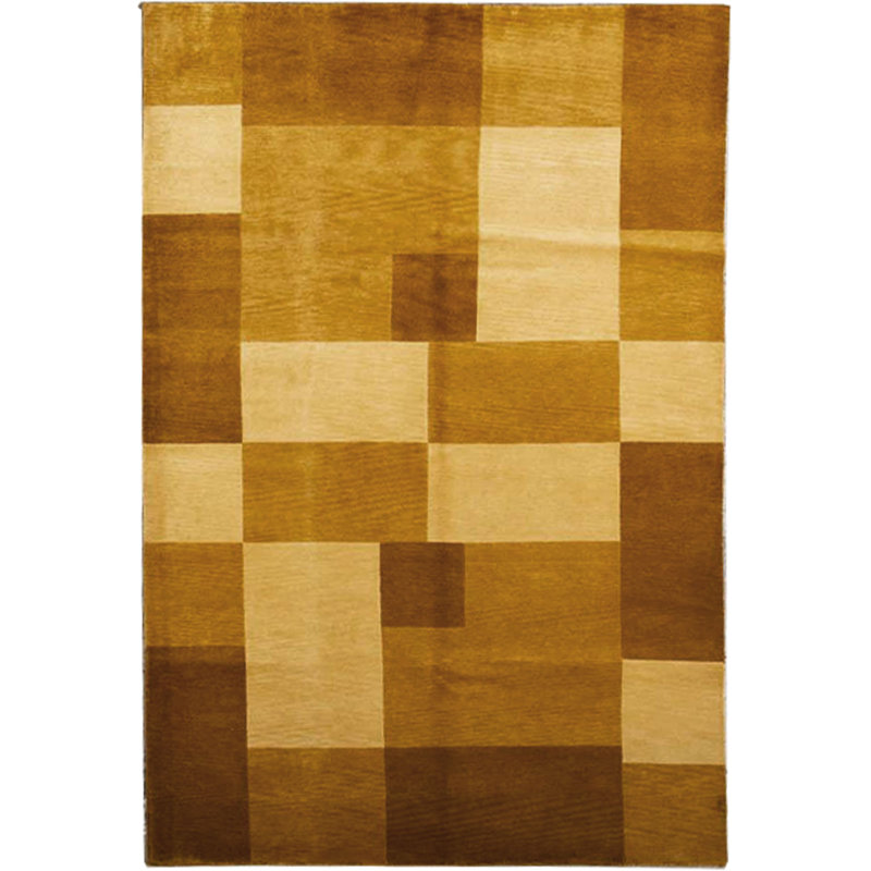 Tapis doré de haute qualité noué à la main