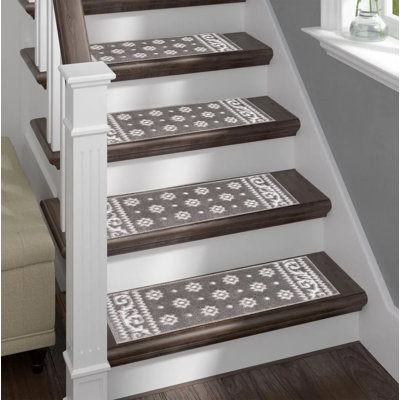 Paquet de 15 marches d'escalier antidérapantes pour tapis Sofihas