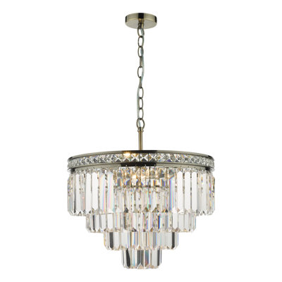 Anjelique 4-Light Crystal Chandelier