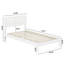 Lit plateforme avec tête de lit réglable Ellarie-607480347-607480346