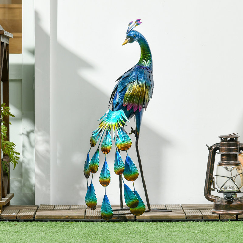 Zara Animals Weather Resistant Steel Garden Statue