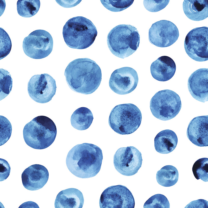 Annagrove Polka Dots - Wrapped Canvas Print, 30cm H x 30cm W x 3.8cm D