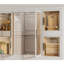 Grande armoire de rangement avec portes magnétiques. 12 et 2 tringles à vêtements. Peut contenir des articles, des feuilles. Pp Abs. Installation rapide. Tiges blanches portatives. Portes, vêtements. Matériau en ABS. À assembler.