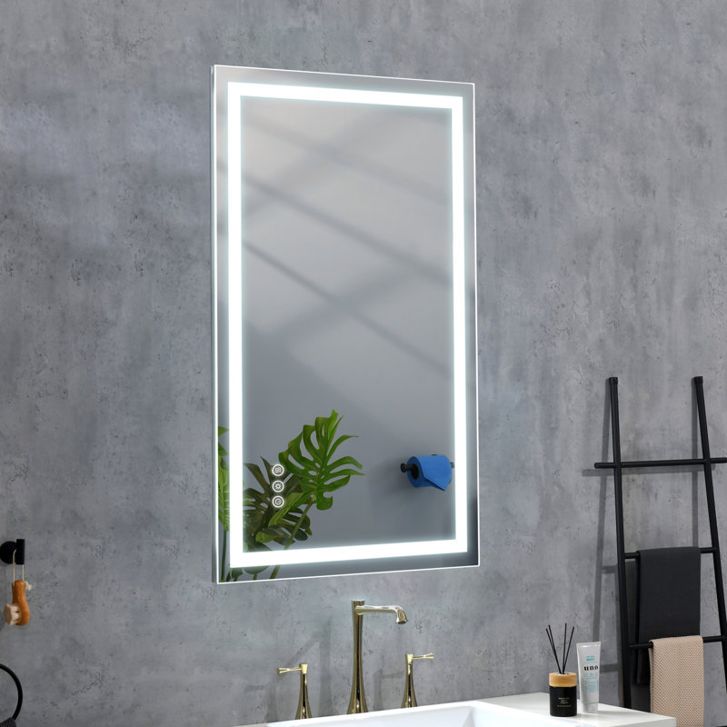 Miroir de salle de bain DEL, 19,98 po x 32,02 po