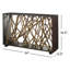 Console en bois massif Rametta