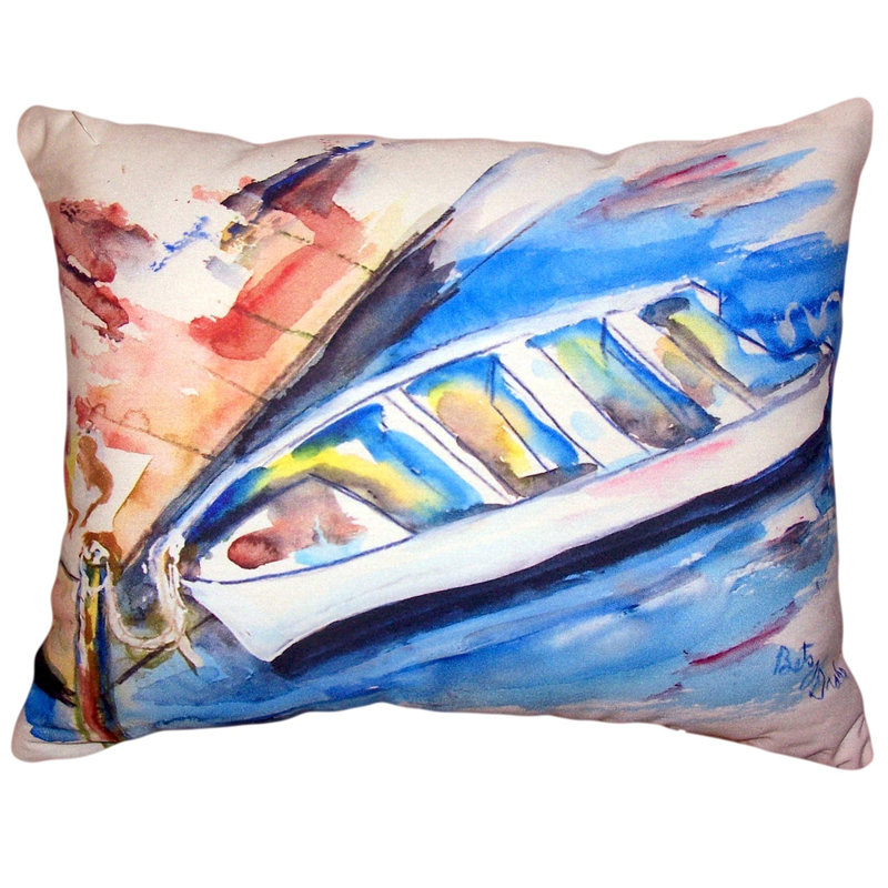 Outdoor Reversible Throw Pillow