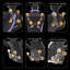Fauteuil de massage électrique multifonctionnel bleu et noir pour tout le corps