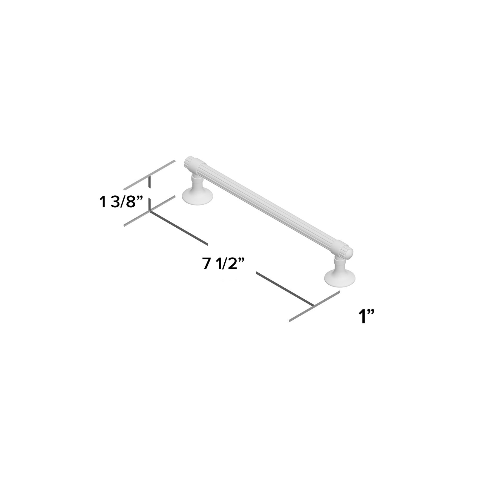 Sea Grass Bar Cabinet Pull, 6.31", Oil Rubbed Bronze