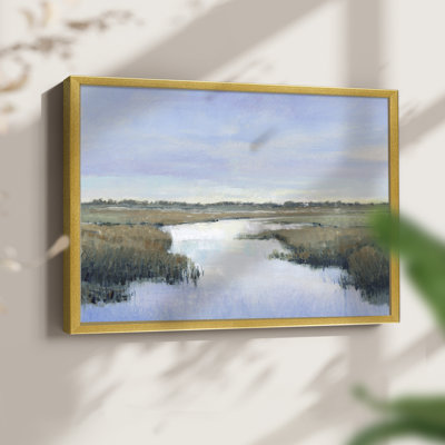 Coastal Plains II - Reproduction encadrée - Restickable