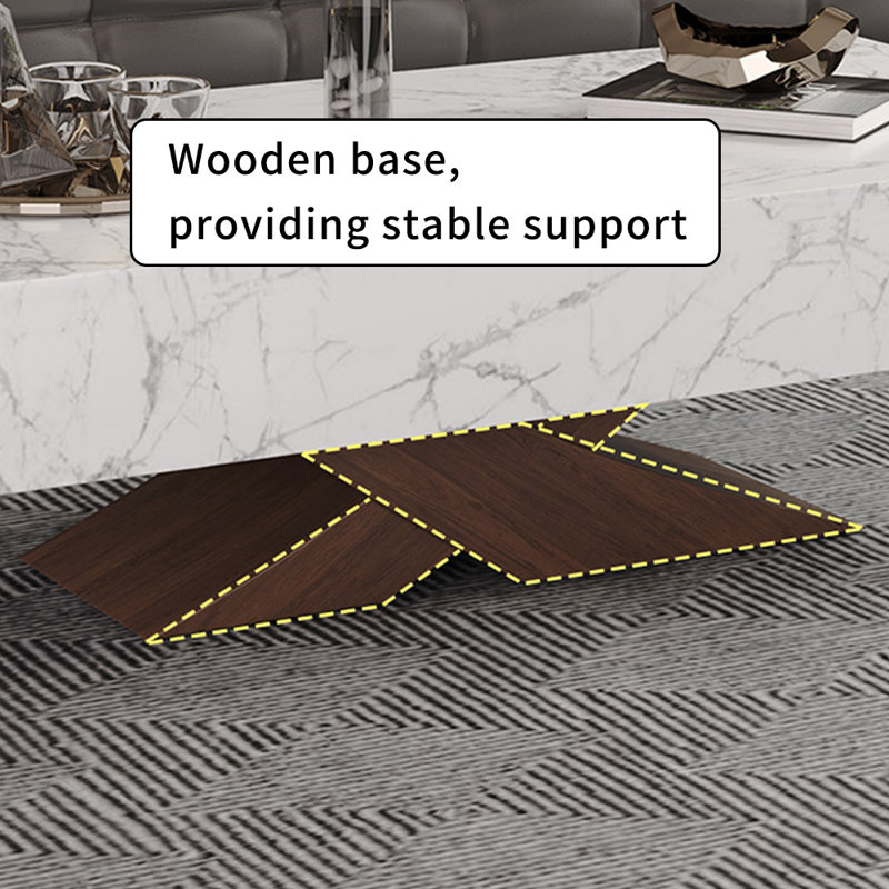 Table basse simple Modern, 17,71 po H x 51,18 po L x 27,55 po l