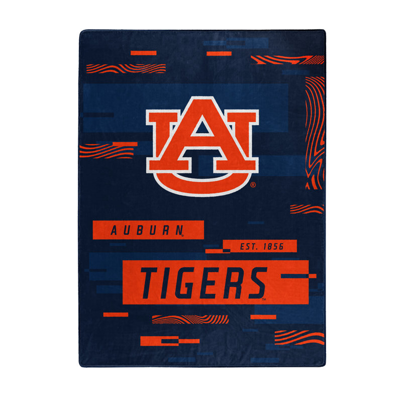 Throw Blanket, Orange/Blue, Auburn Tigers