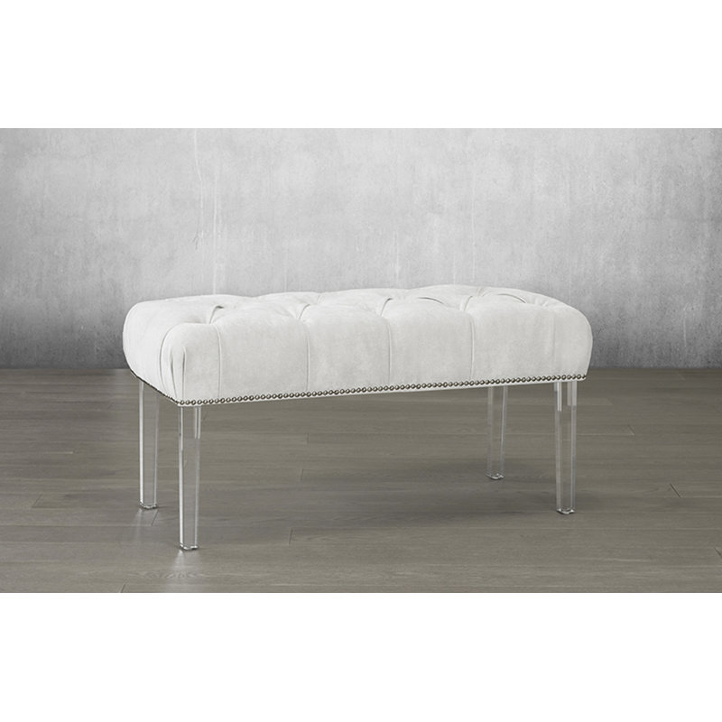 Banc rembourré Laymon, Anthracite