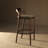 Modern And Simple Solid Wood Ash High-Legged Backrest Bar Stools-1679635810