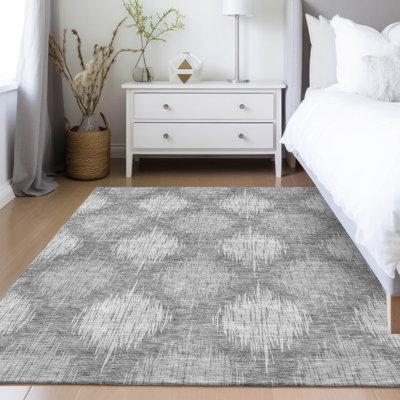 Malchow Washable Geometric Indoor / Outdoor Rug
