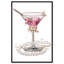 «Gliniering Martini Drinks and Spirits», art mural par Art Remedy-105314164-105314170