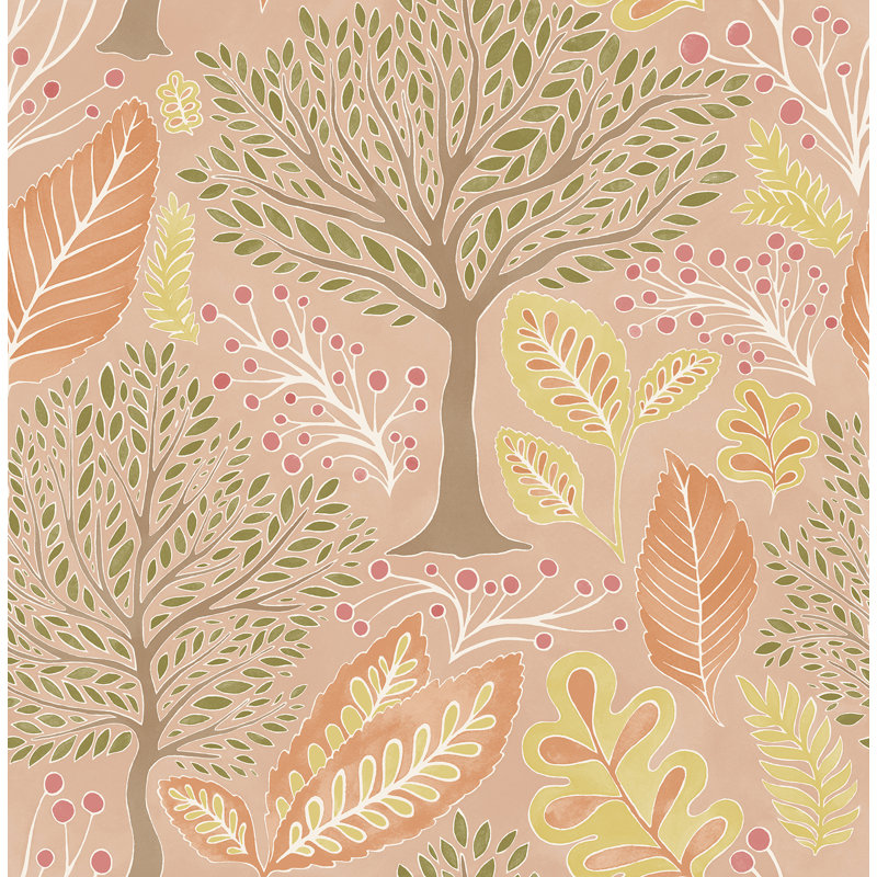 Non-Pasted Floral Wallpaper Roll