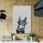 Glendale Llama with a Bow III, reproduction sur toile tendue-1054236854