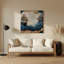 Art mural en métal gris-1828096621