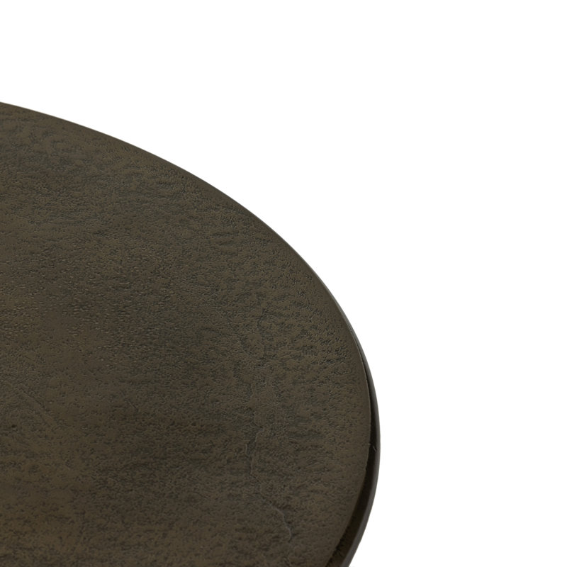 Kelden End Table, Aged Bronze