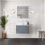 Meuble-lavabo simple 30 po de largeur x 22 po de profondeur, comptoir en marbre de Carrare-346470965-346470960-346470961