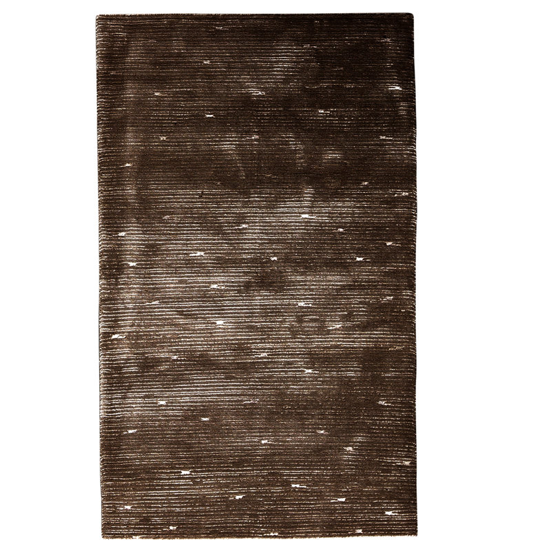Hand Knotted Area Rug in Beige