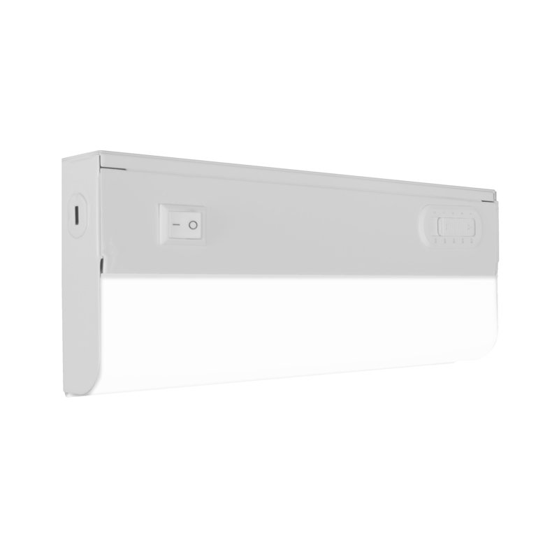 Barre lumineuse DEL sous l'armoire, H 1,10 po x L 9 po x P 3,50 po
