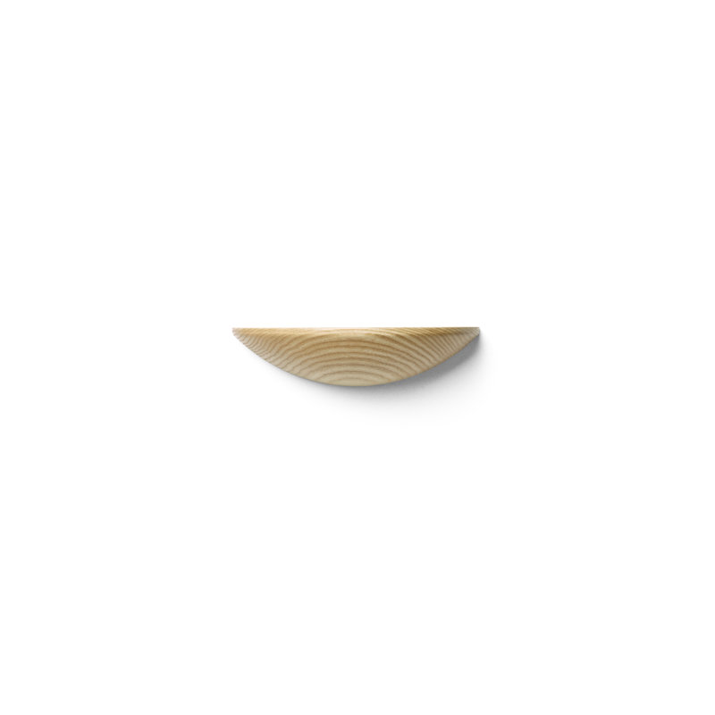 Fungi Oak Solid Wood Floating Shelf, 1.96" H x 8.7" W x 4.3" D, Light Oak