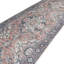 Tapis de couloir rouge à motif sur mesure antidérapant en toile de fond sur mesure Chennile Mahal-2096233342