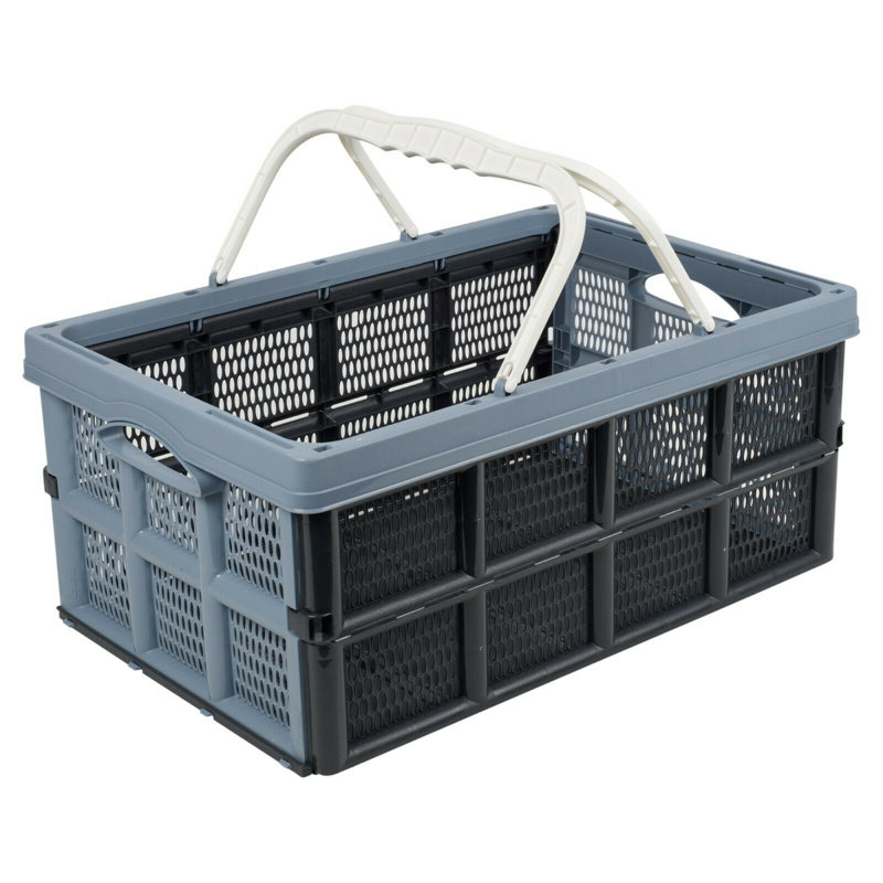 Rebrilliant Plastic Decorative Bin, Blue