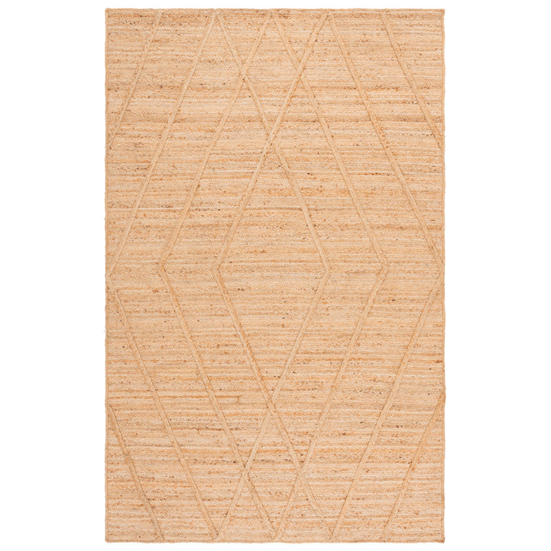 Natural Fiber 977 Flatweave Jute Pile Geometric Rug, 2'-3" X 8'-0" Runner