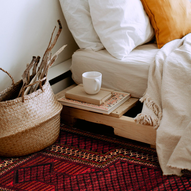 Teimani Red Rug 3'0" x 4'9"