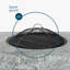 Absolon Square Cast Iron Smokeless Fire Pit