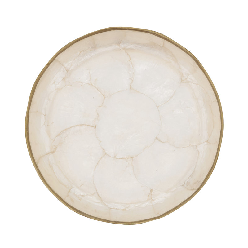 Handcrafted Capiz Shell Bowl (Set of 4), Gold