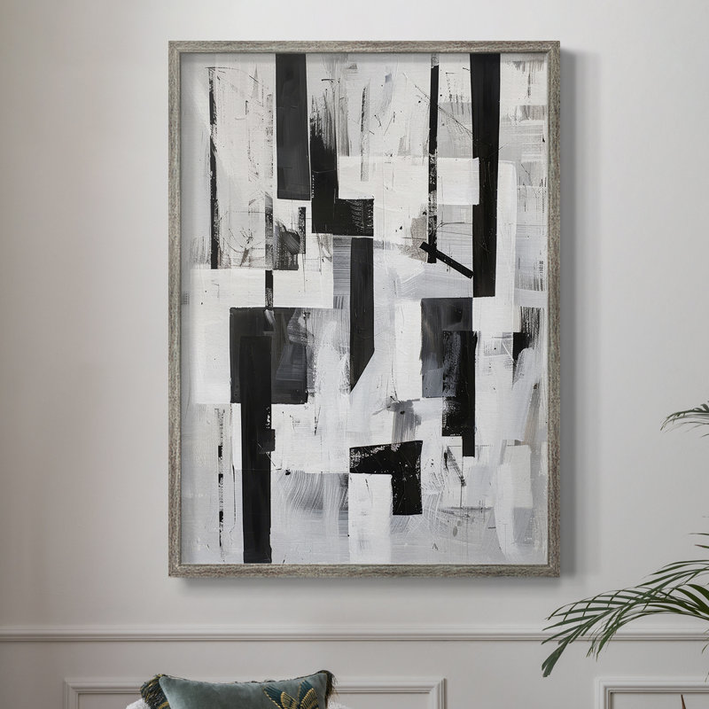 Reproduction encadrée ABSTRACT Series XXIX - bois massif, H 11 po x l 9 po