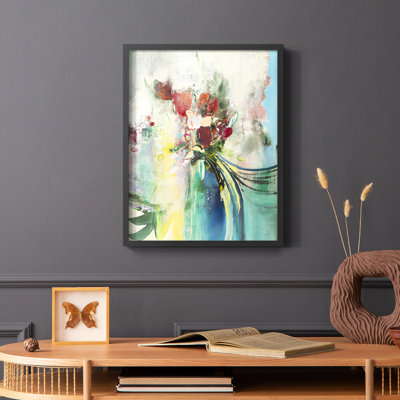 Celebration I Framed Print - Solid Wood