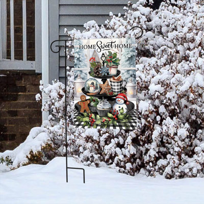 Drapeau de jardin Winter Memories