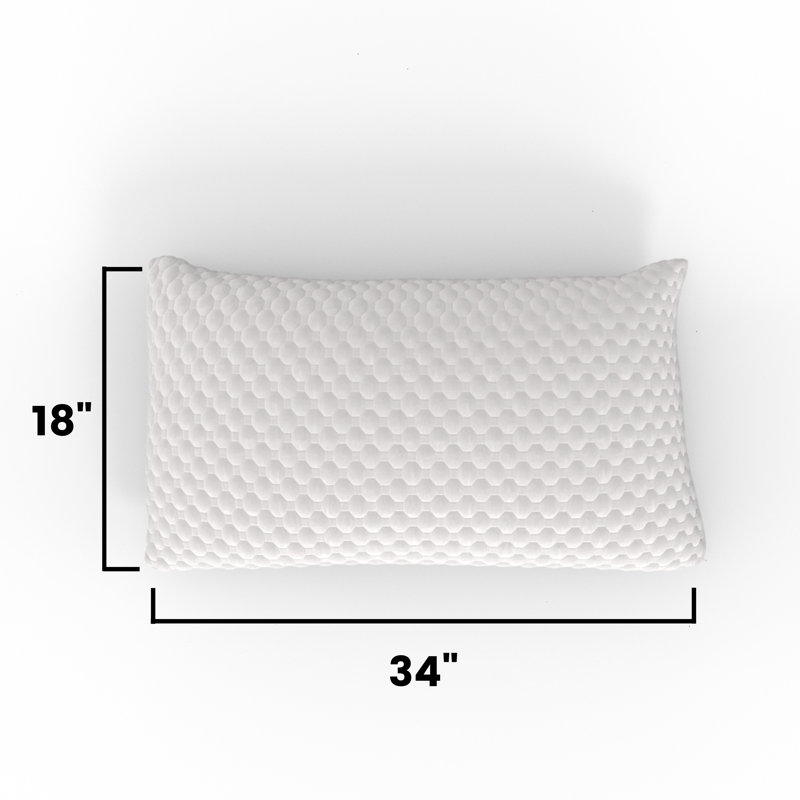 Adjustable Coppercloud Infused Memory Foam Pillow, Kingsize