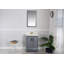 Ensemble de meuble-lavabo simple 23,6 "avec miroir Aeona-1243135584