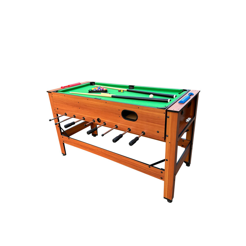 KICK Twain 48" 2-In-1 Multi Game Table, Brown